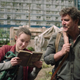 Ellie reads from her book of puns in a moment from episode 9 of HBO's The Last of Us.